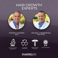Hair Loss Shampoo and Conditioner | All-Natural DHT Blockers for Thinning Hair Developed by Dermatologists | Experience Healthier, Fuller & Thicker Looking Hair – Shapiro MD | 1-Month Supply